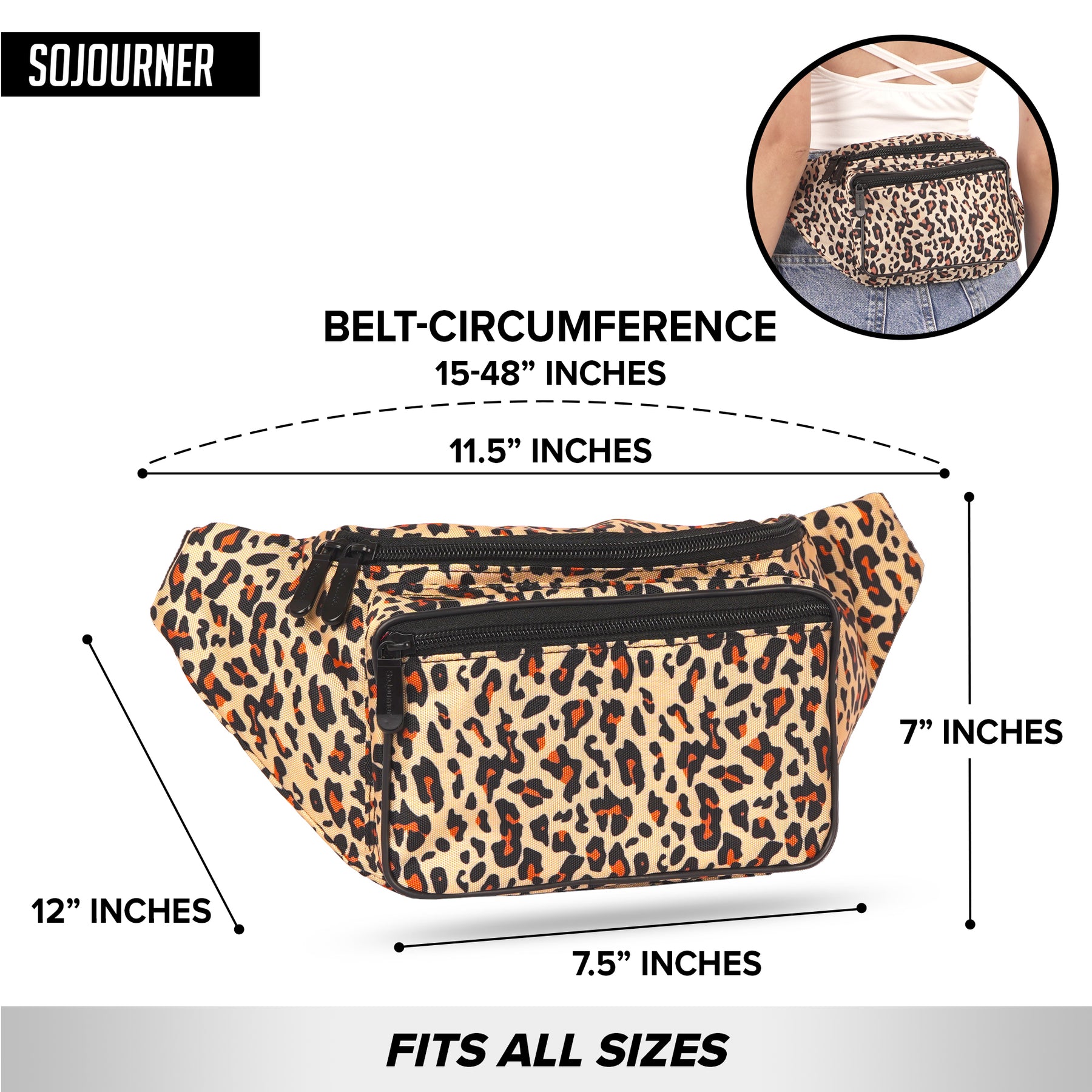 Cheetah Fanny Pack