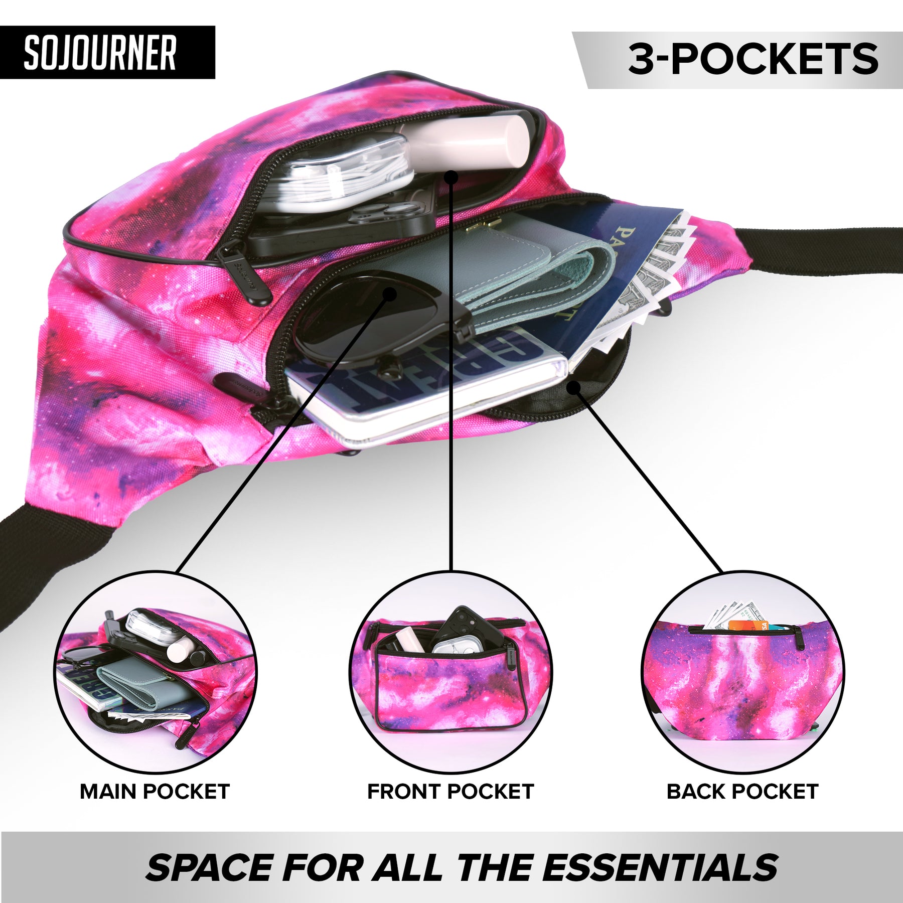 Galaxy Rave Fanny Pack
