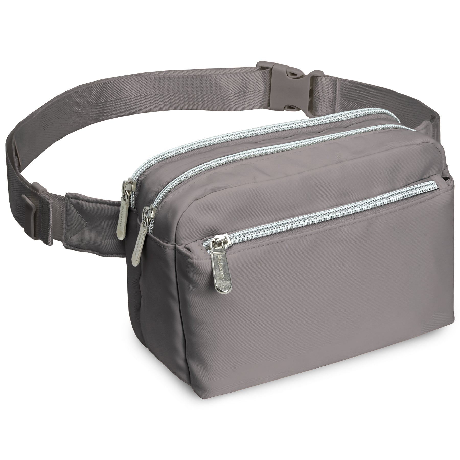 Gray Fanny Pack Belt Bag for Women I Cross Body Fanny Packs for Women - Crossbody Bags small Waist Bag Men