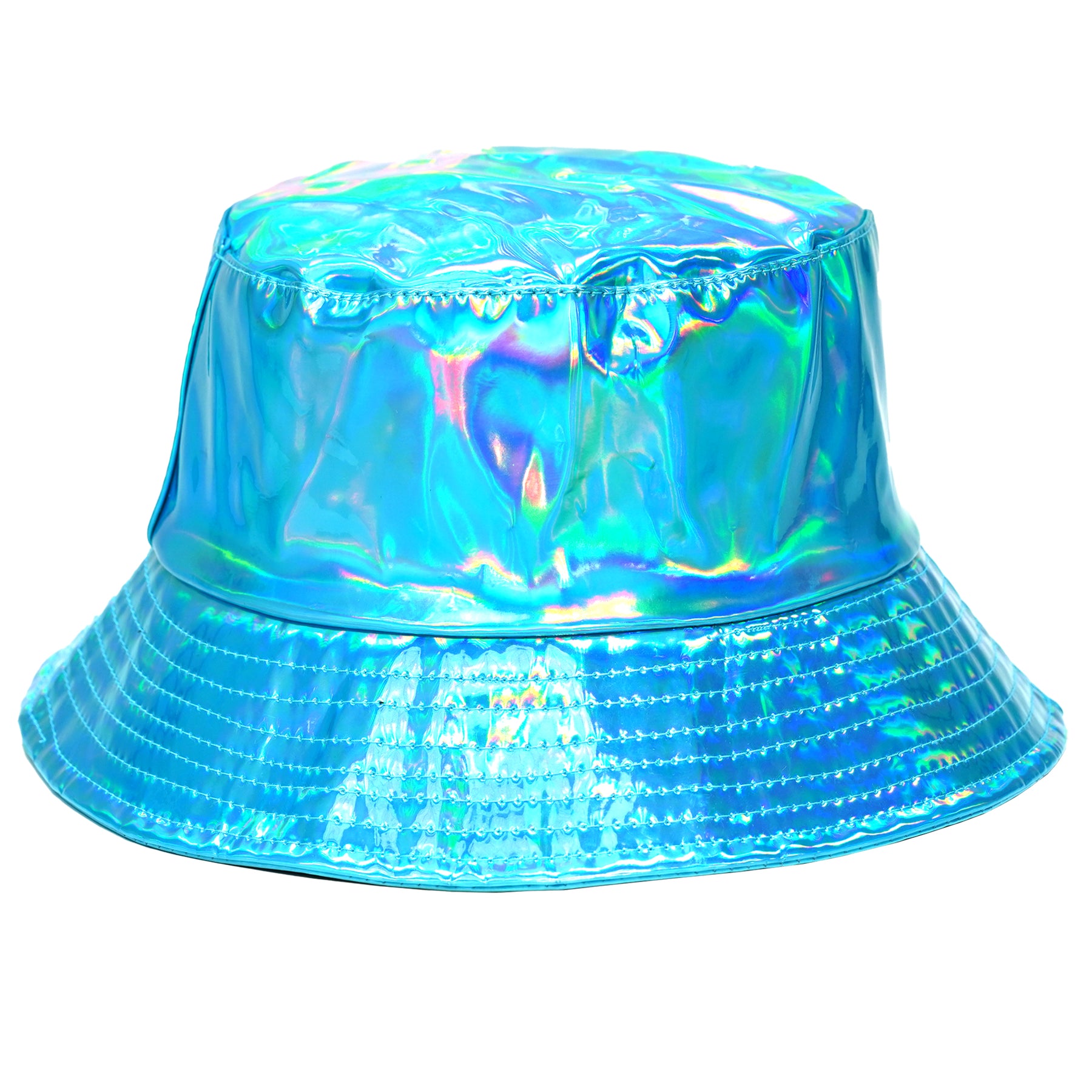 Rave Bucket Hat for Women & Men - Holographic Blue