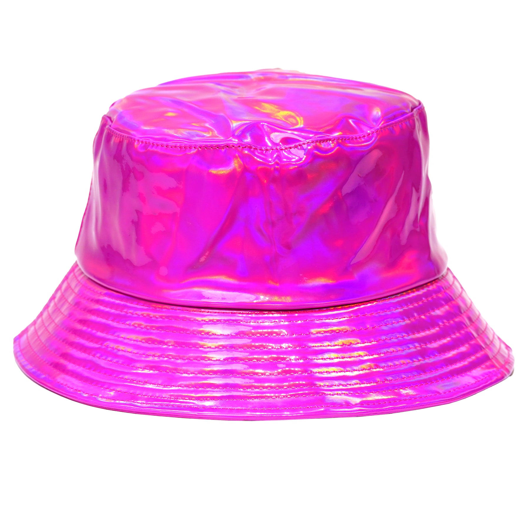 Rave Bucket Hat for Women & Men Holographic Pink