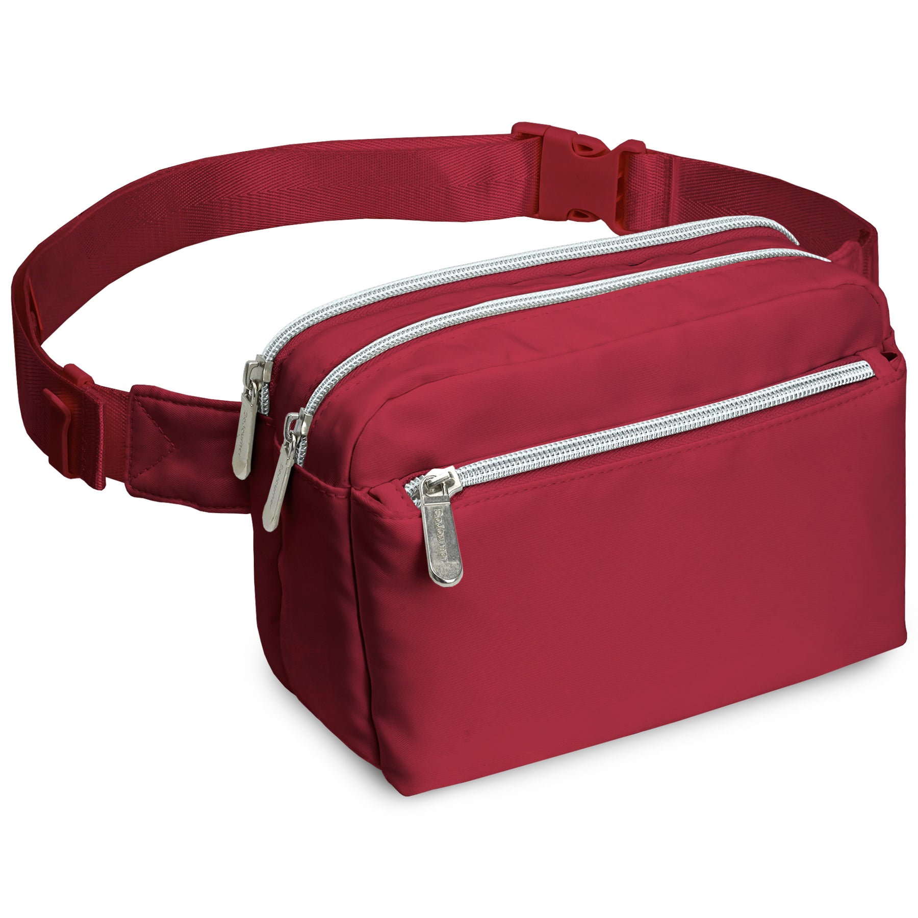 Wine Red Fanny Pack Belt Bag for Women I Cross Body Fanny Packs for Women - Crossbody Bags small Waist Bag Men