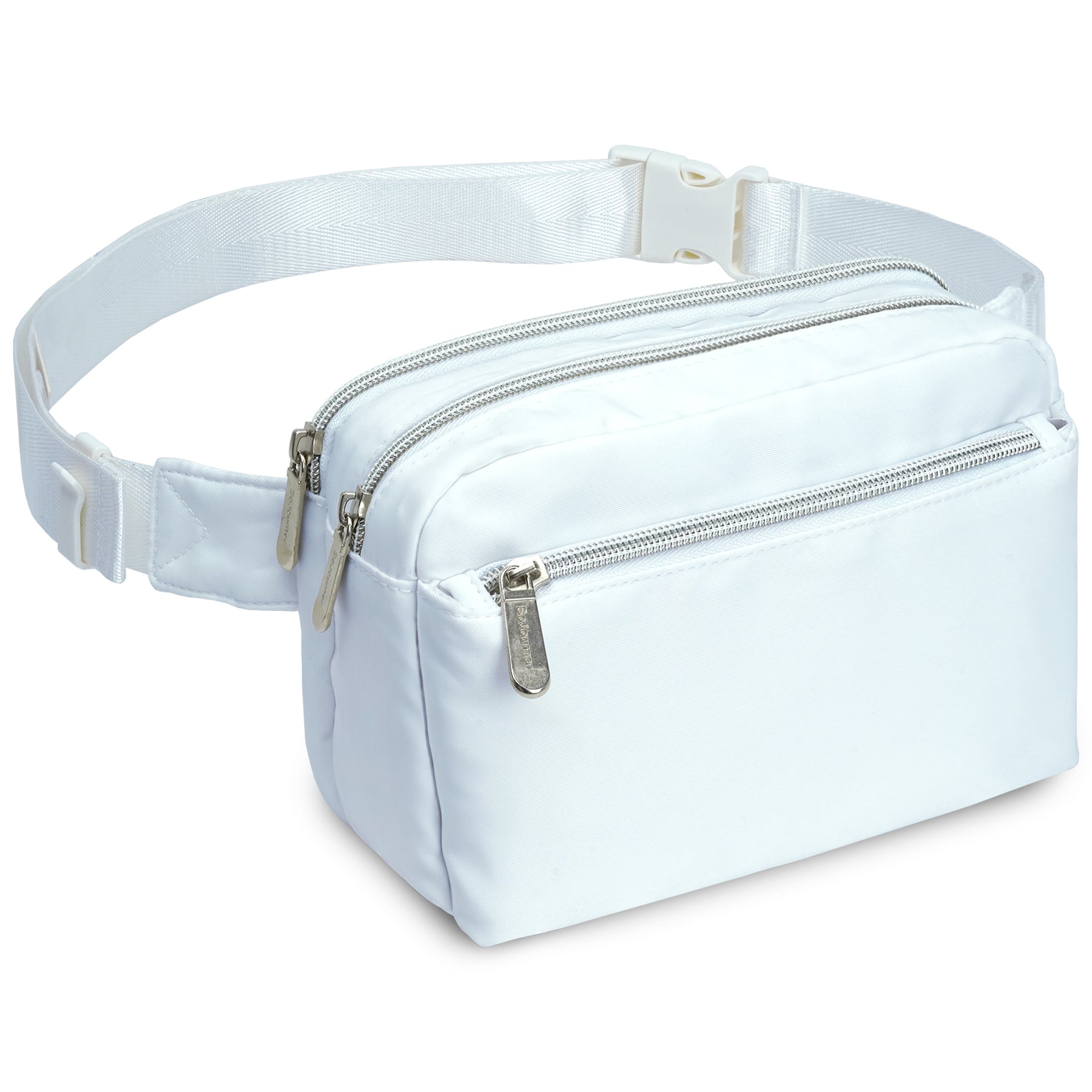 White Fanny Pack Belt Bag for Women I Cross Body Fanny Packs for Women - Crossbody Bags small Waist Bag Men