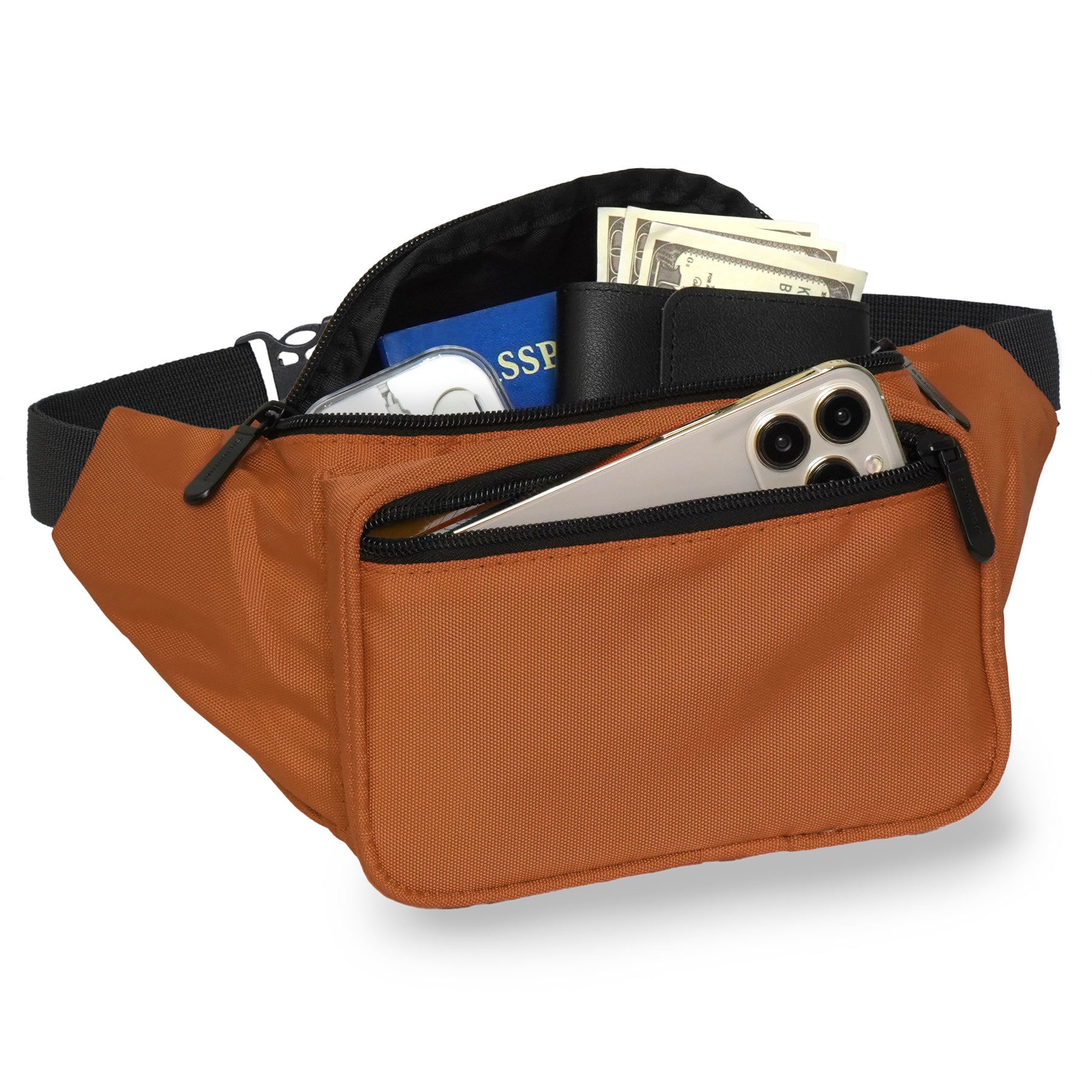 Brown Fanny Pack Belt Bag I Mens Fanny Packs for Women Fashionable - Crossbody Bag Bum bag Waist Bag Waist Pack