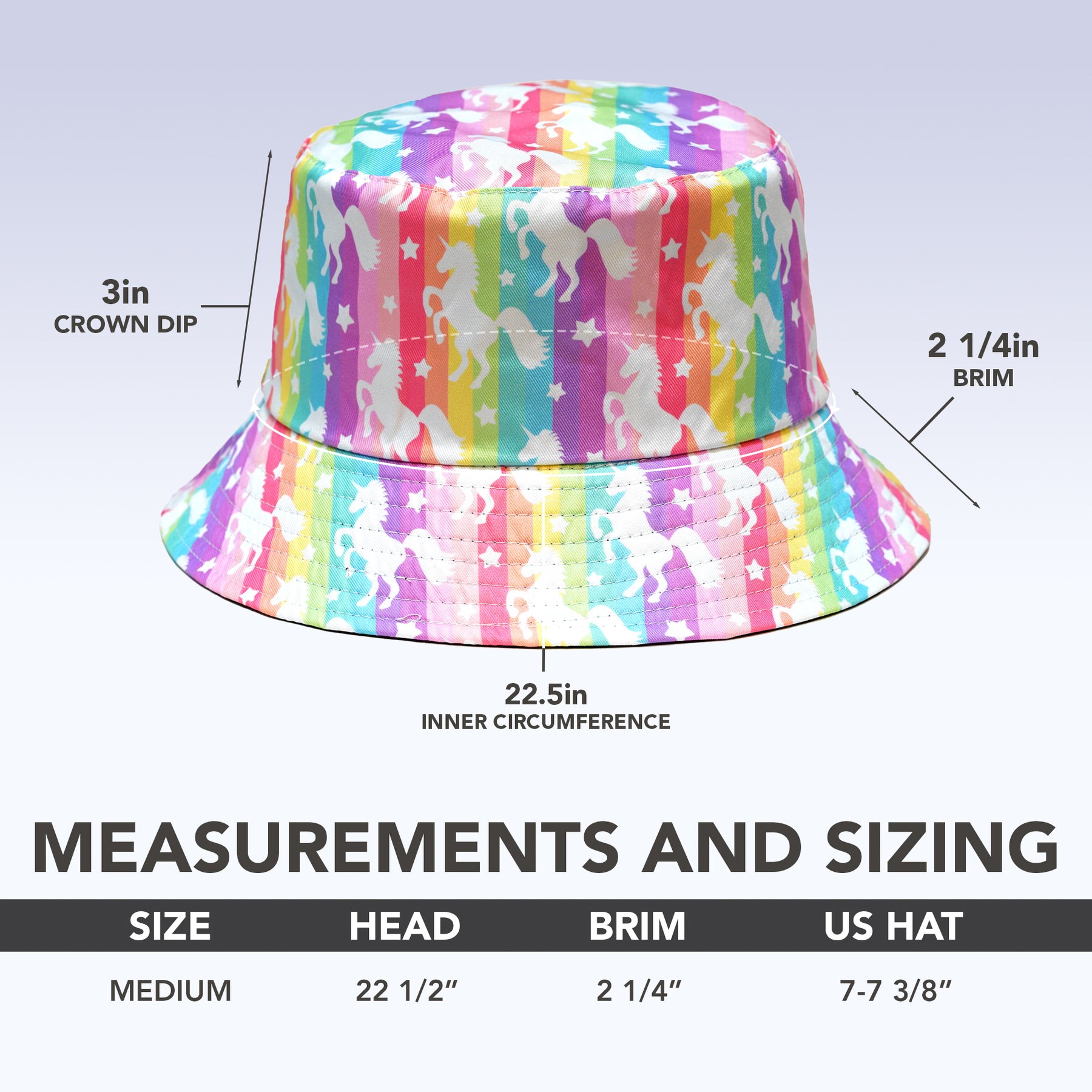 Rave Bucket Hat for Women & Men - Unicorn
