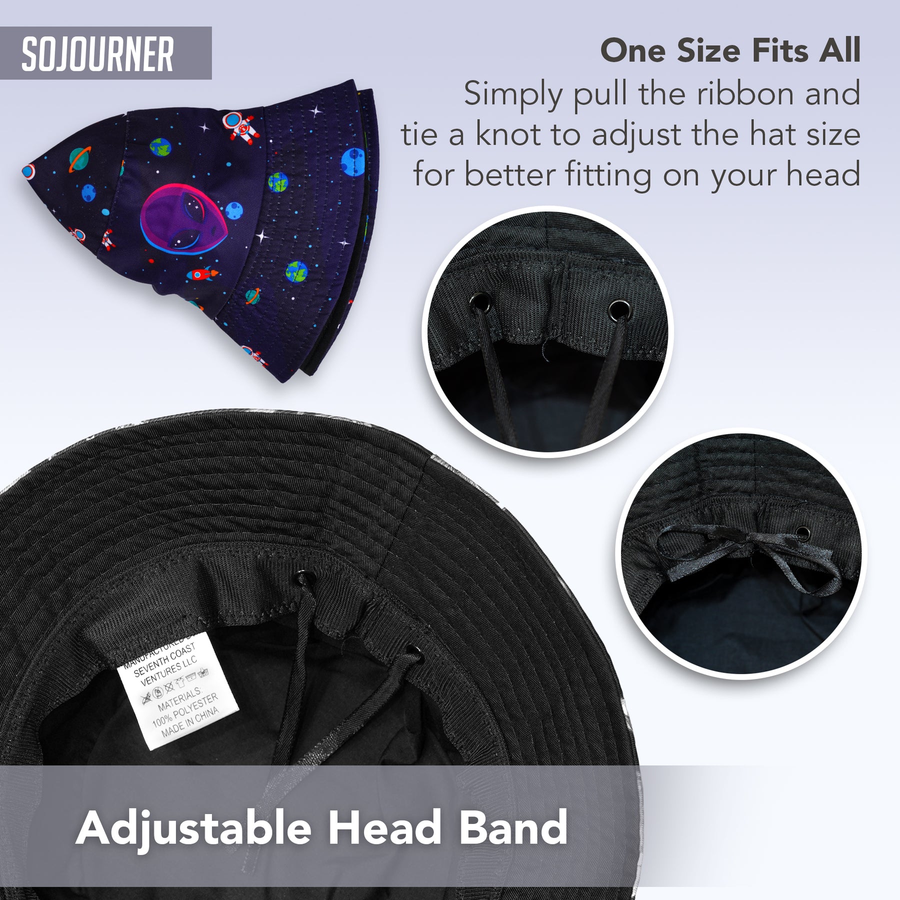 Rave Bucket Hat for Women & Men - Alien
