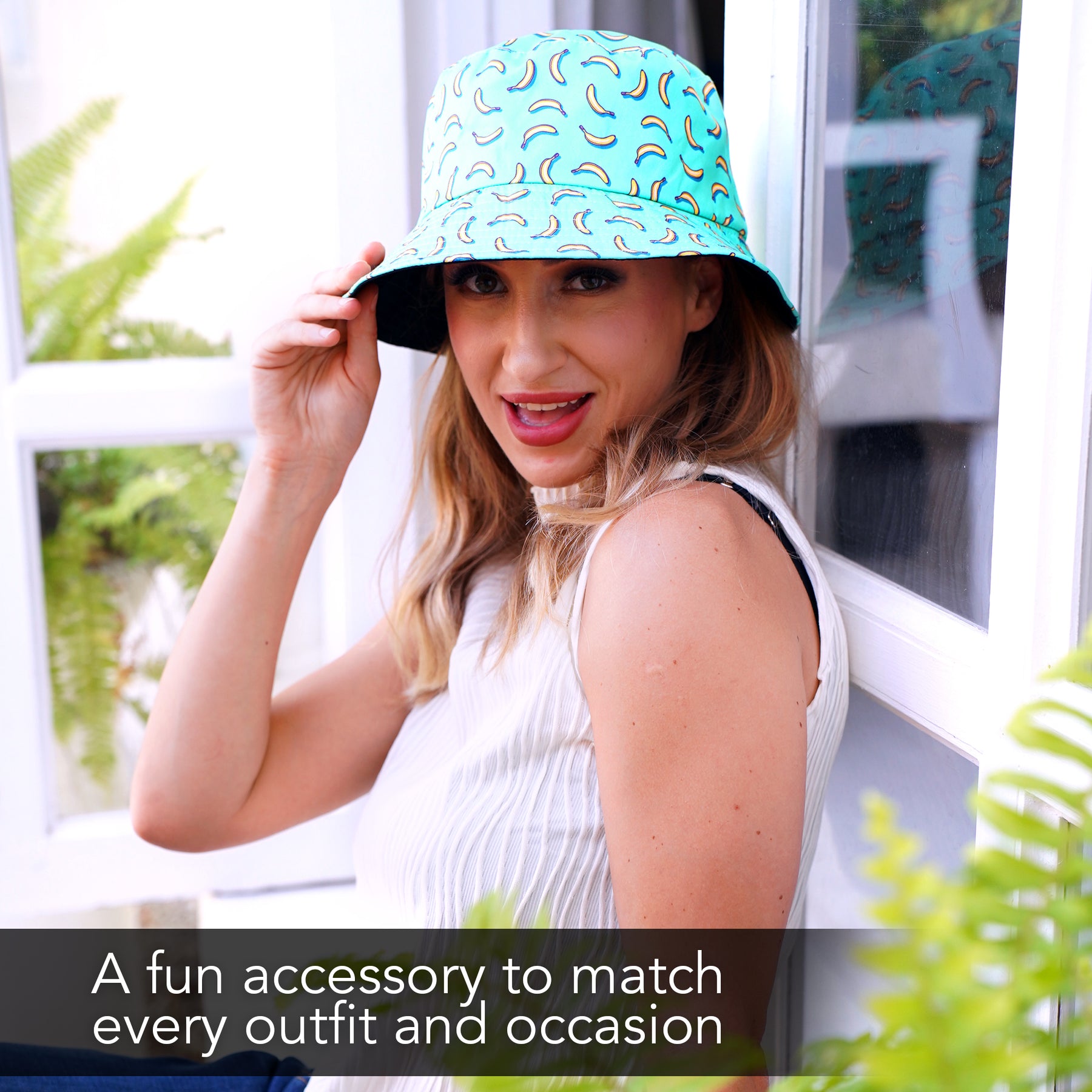 Rave Bucket Hat for Women & Men - Banana