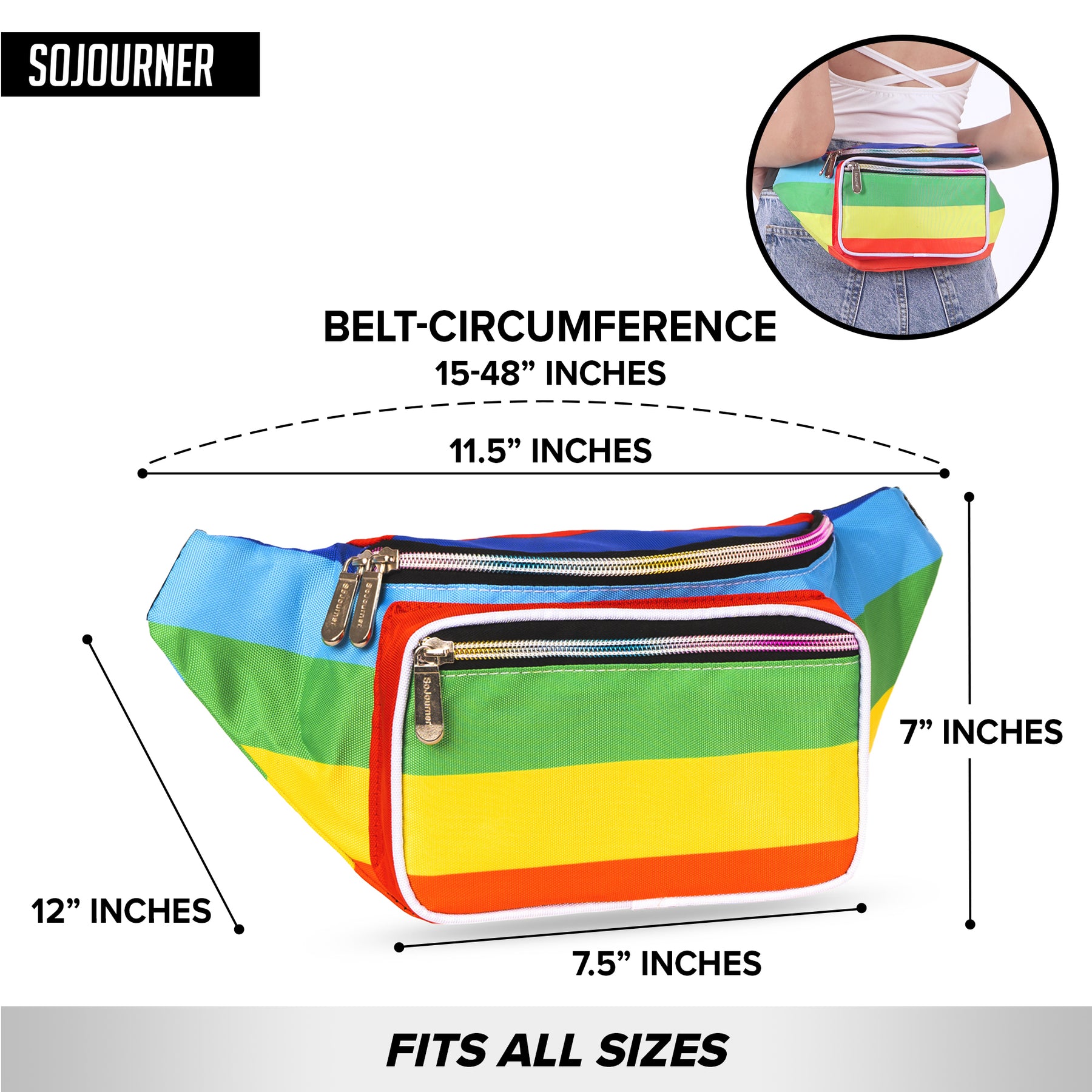 Rainbow Fanny Pack