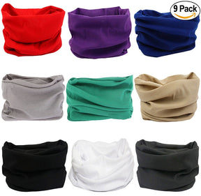 Fanny Pack 9PCS Solids Series 1 - Seamless Mask Bandana Headband - SoJourner Bags