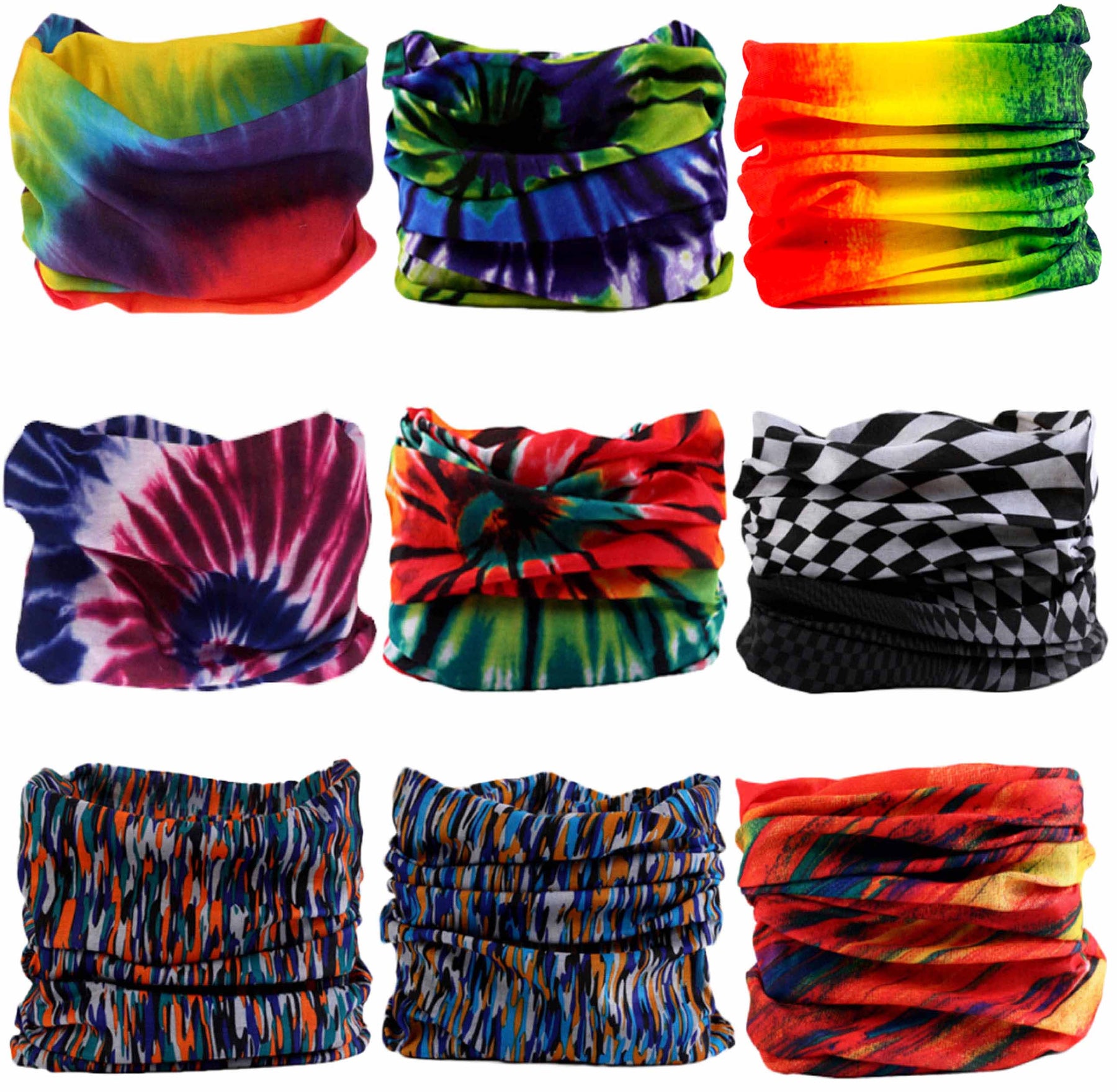 Neck Gaiter Face Mask Bandana Neck Gators Face Coverings for Men & Women I Neck Gator Masks Festival 4