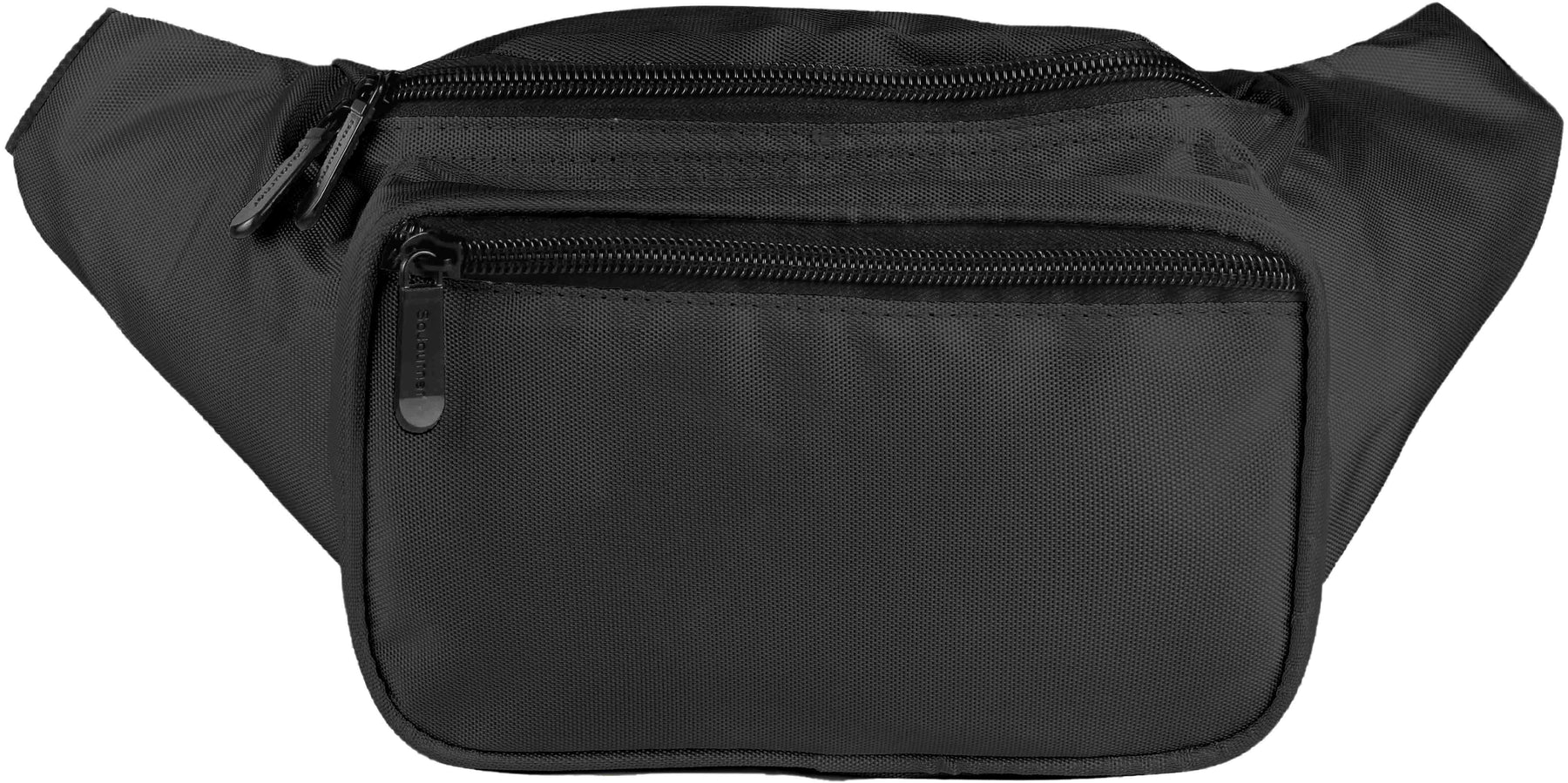 Fanny Pack Solid Color Fanny Pack (Black) - SoJourner Bags