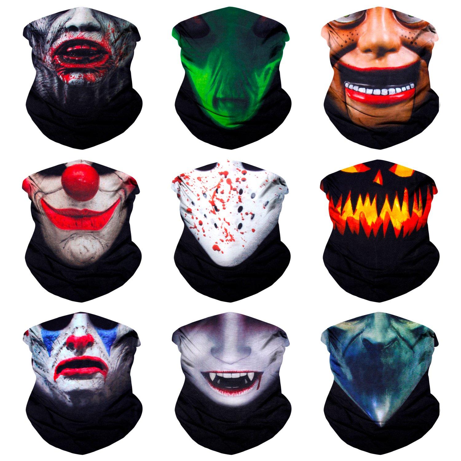 Fanny Pack 9PCS Monster Series 1 - Seamless Mask Bandana Headband - SoJourner Bags