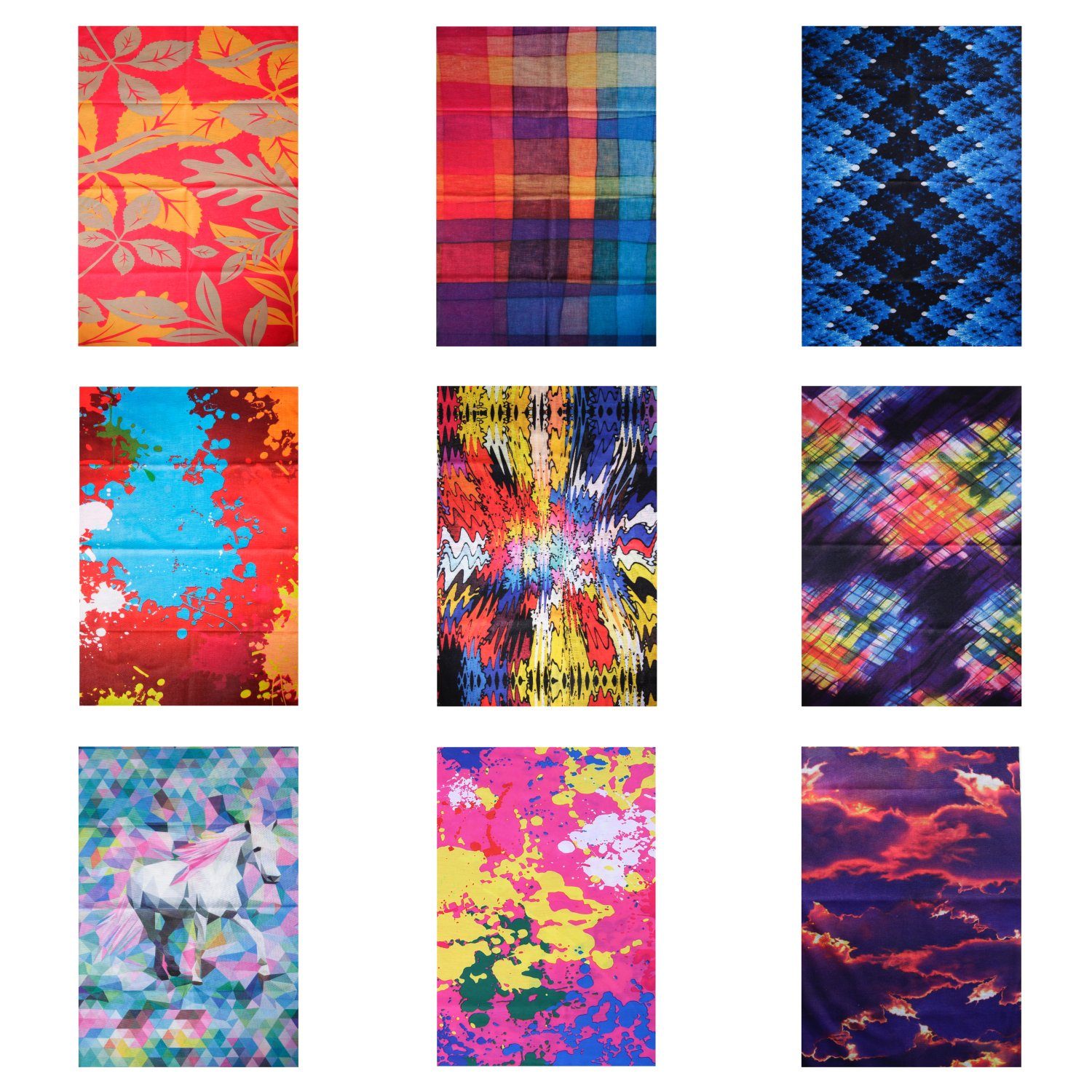 Fanny Pack 9PCS Rave Life Series 1 - Seamless Mask Bandana Headband - SoJourner Bags