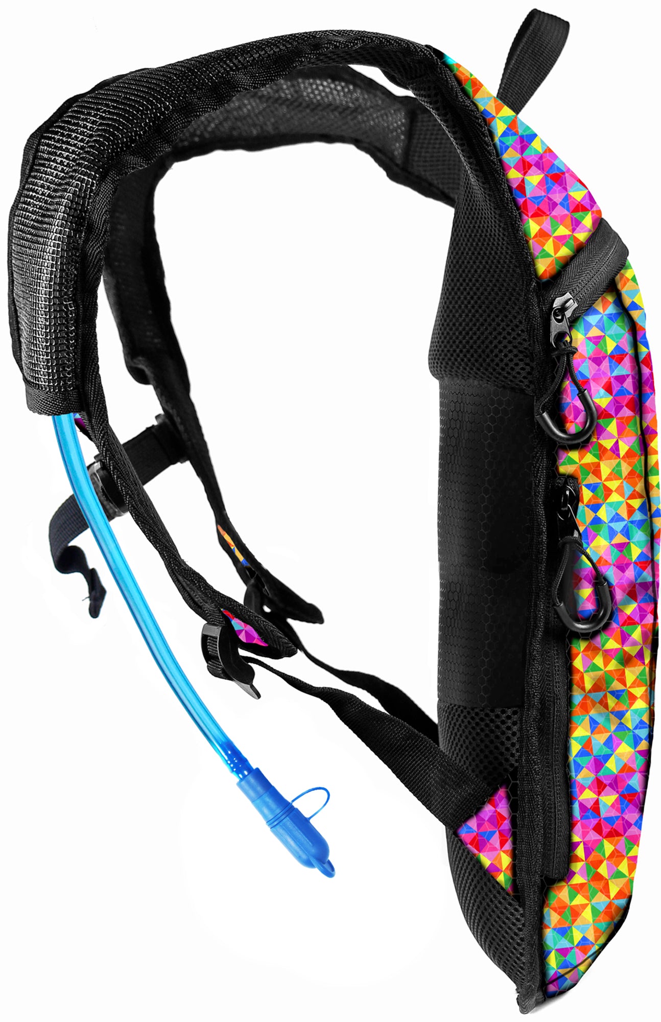 Fanny Pack Hydration Pack Backpack - 2L Water Bladder - Rainbow Triangle - SoJourner Bags