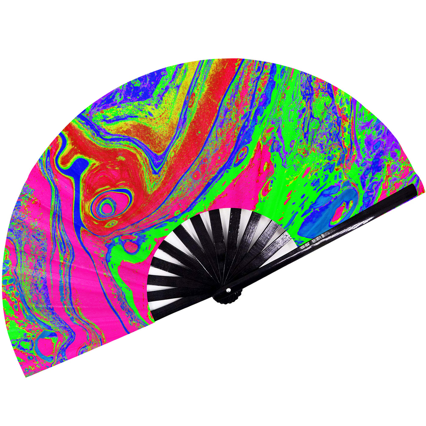 Fanny Pack SoJourner Bags Rave Hand Fan (Psychedelic 1) - SoJourner Bags