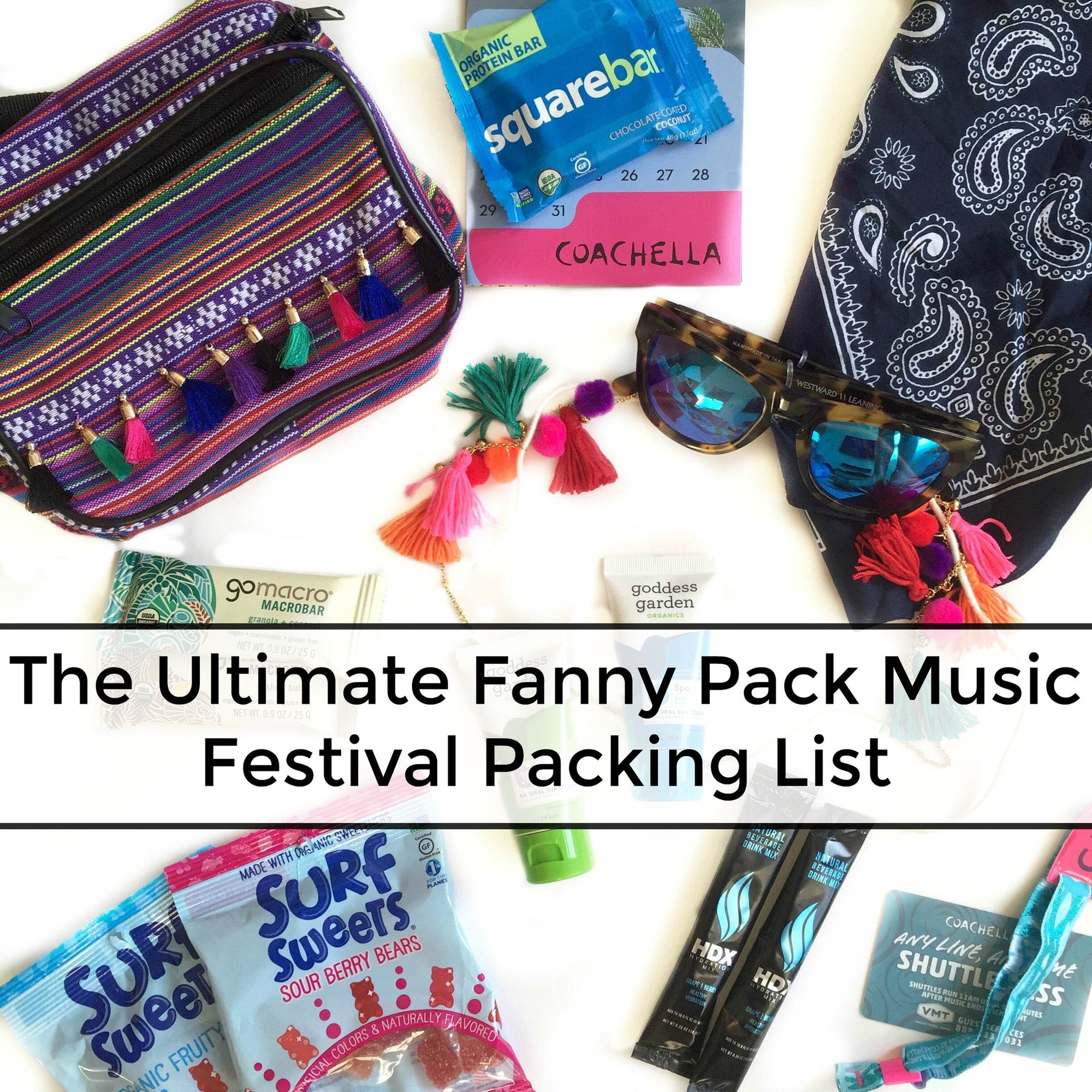 The Ultimate Fanny Pack Festival Packing List