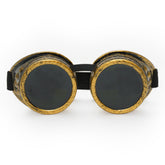 Classic - Bronze + Black Lens Glasses - Trippy Psychedelic Rave Goggles - Funky Prism Glasses For Raves - Festival Accessories