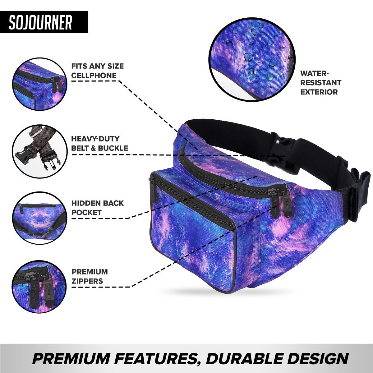 Outter Space Fanny Pack