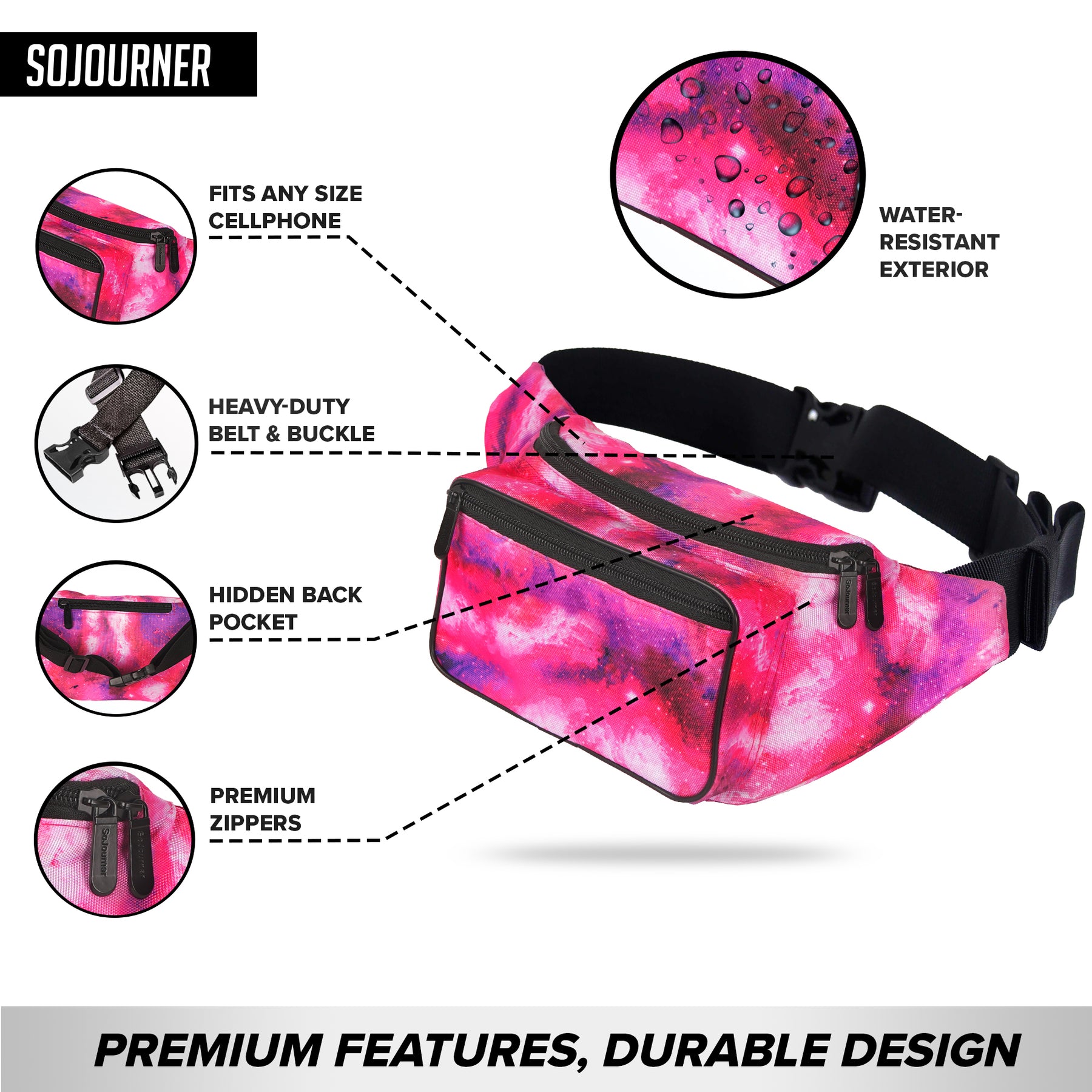 Galaxy Rave Fanny Pack