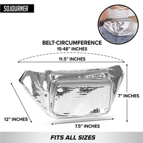Silver Fanny Pack