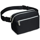 Black Fanny Pack Belt Bag for Women I Cross Body Fanny Packs for Women - Crossbody Bags small Waist Bag Men