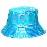 Rave Bucket Hat for Women & Men - Holographic Blue