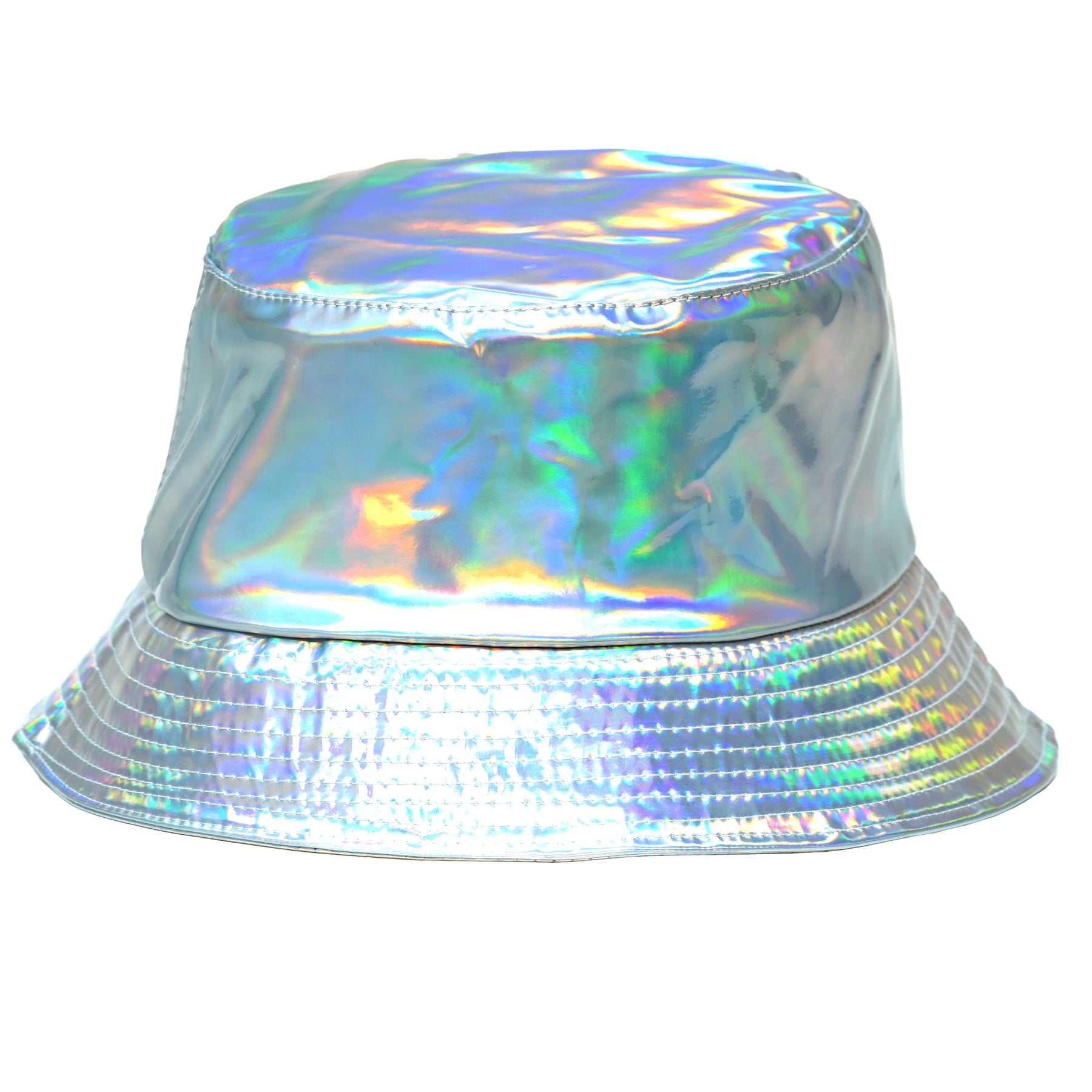 Rave Bucket Hat for Women & Men - Holographic Silver