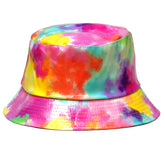 Rave Bucket Hat for Women & Men - Holographic Tie-Dye