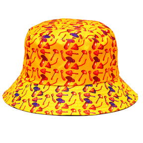 Rave Bucket Hat for Women & Men - Mushroom Yellow