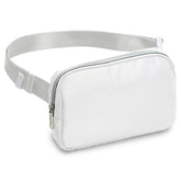 White Fanny Pack Belt Bag for Women I Cross Body Fanny Packs for Women - Crossbody Bags small Waist Bag Men