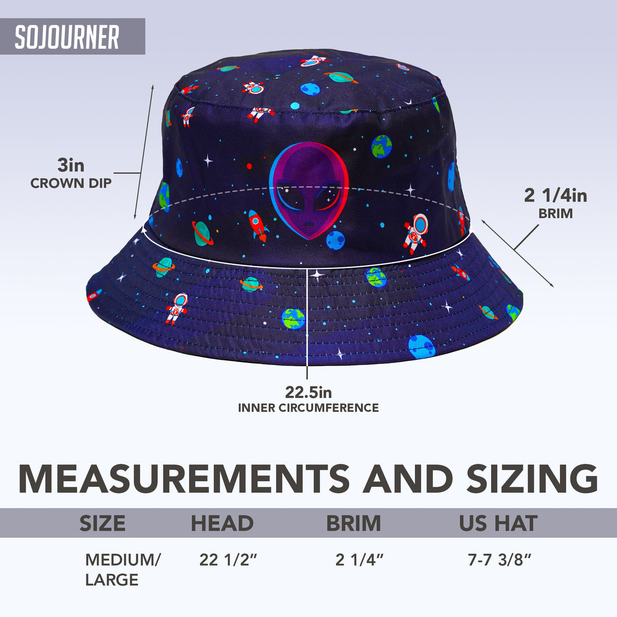 Rave Bucket Hat for Women & Men - Alien