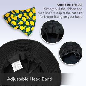 Rave Bucket Hat for Women & Men - Lemons