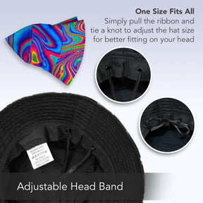 Rave Bucket Hat for Women & Men - Psychedelic