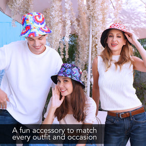 Rave Bucket Hat for Women & Men - Classic Tie Dye
