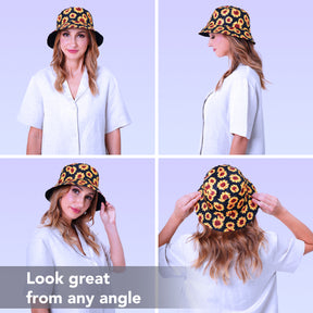 Rave Bucket Hat for Women & Men - Sunflower