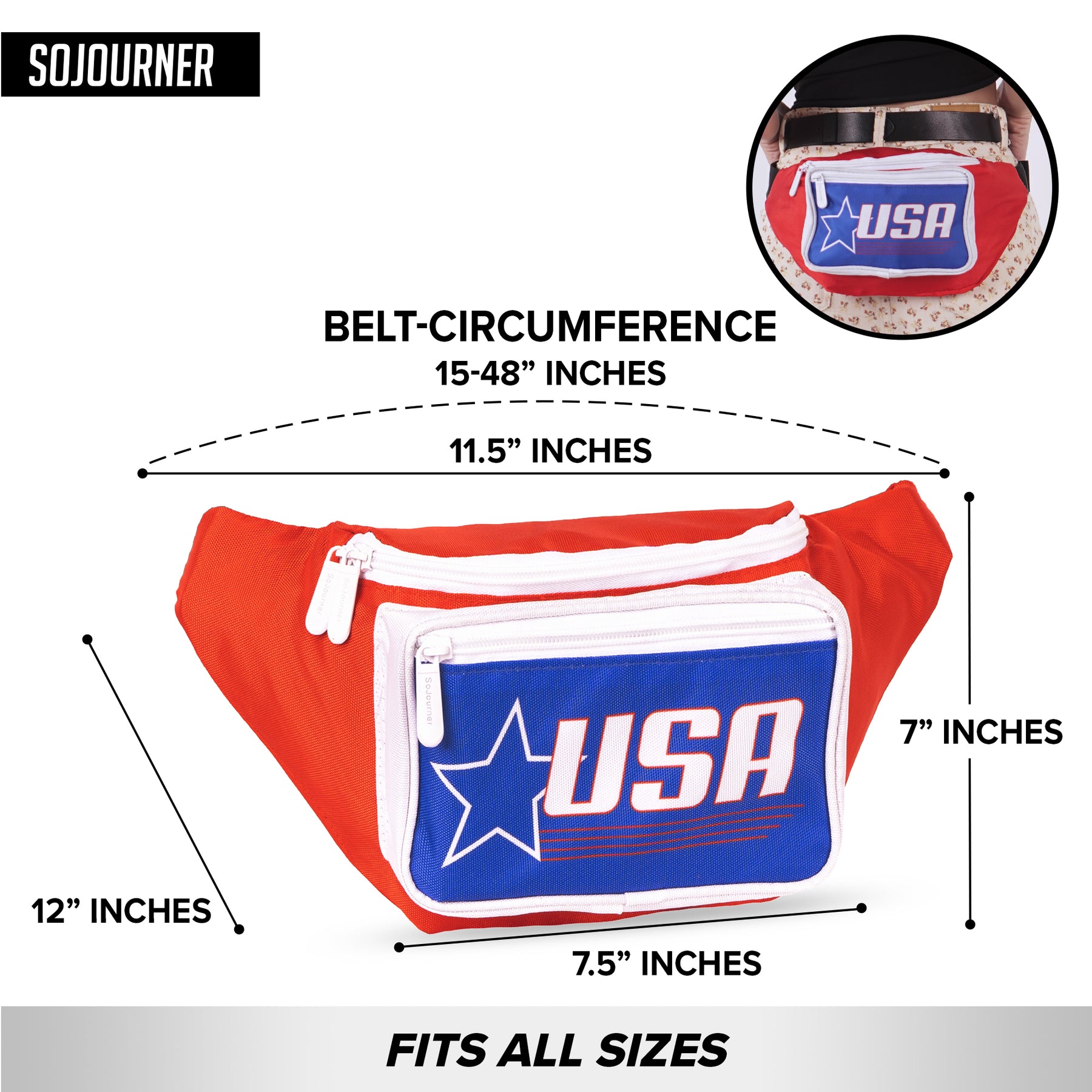 USA Fanny Pack