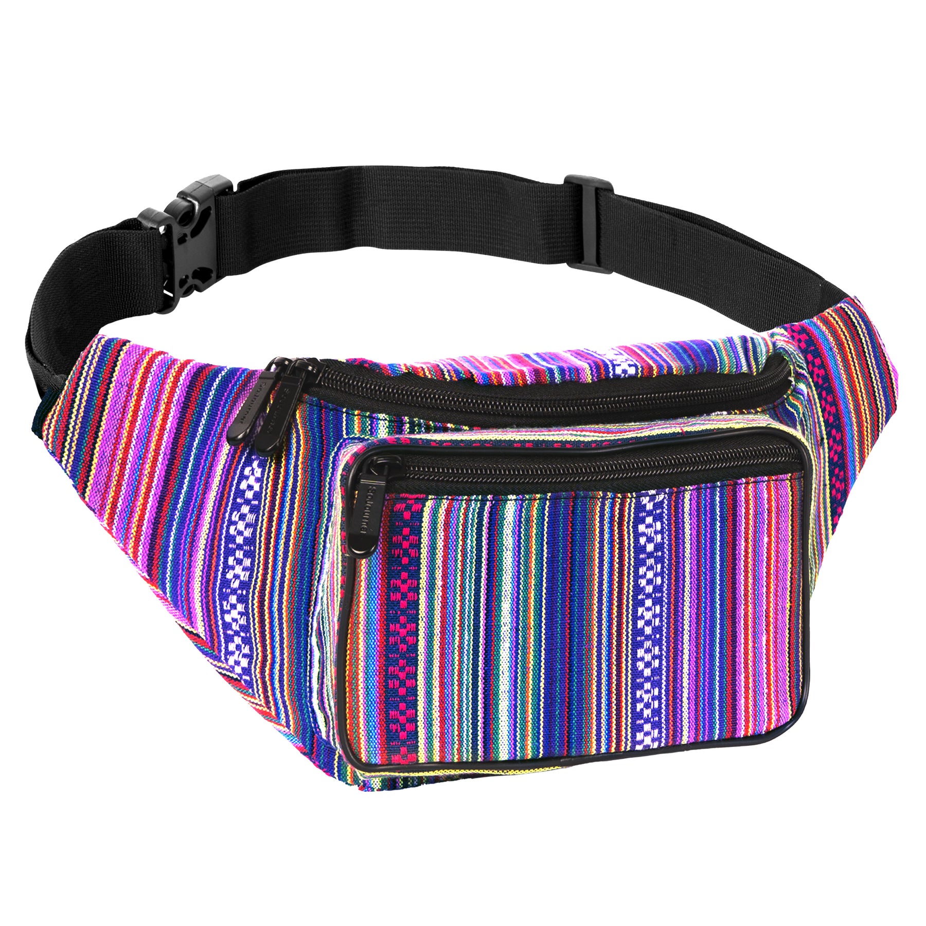 Sun Bum Bag/hip Bag Festival Bum Bag 3 Zipped Compartments 