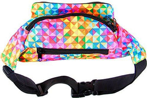 Fanny Pack Rainbow Rave Triangles Fanny Pack - SoJourner Bags