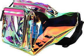 Fanny Pack Transparent Pink & Gold Fanny Pack - SoJourner Bags