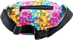 Fanny Pack Rainbow Rave Triangles Fanny Pack - SoJourner Bags