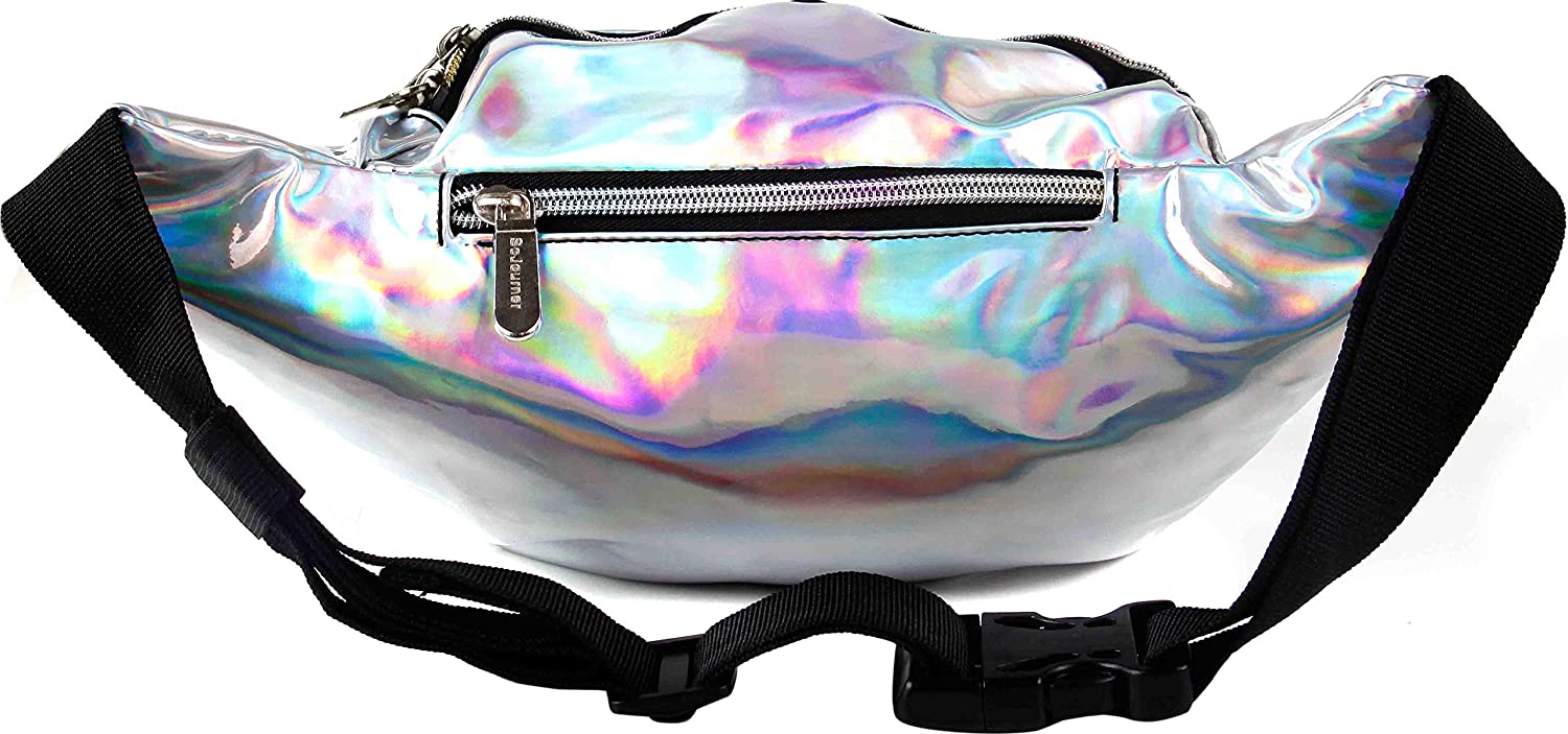 Holographic Silver Fanny Pack