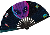 SoJourner Bags Rave Hand Fan (Alien)