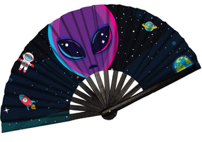 SoJourner Bags Rave Hand Fan (Alien)