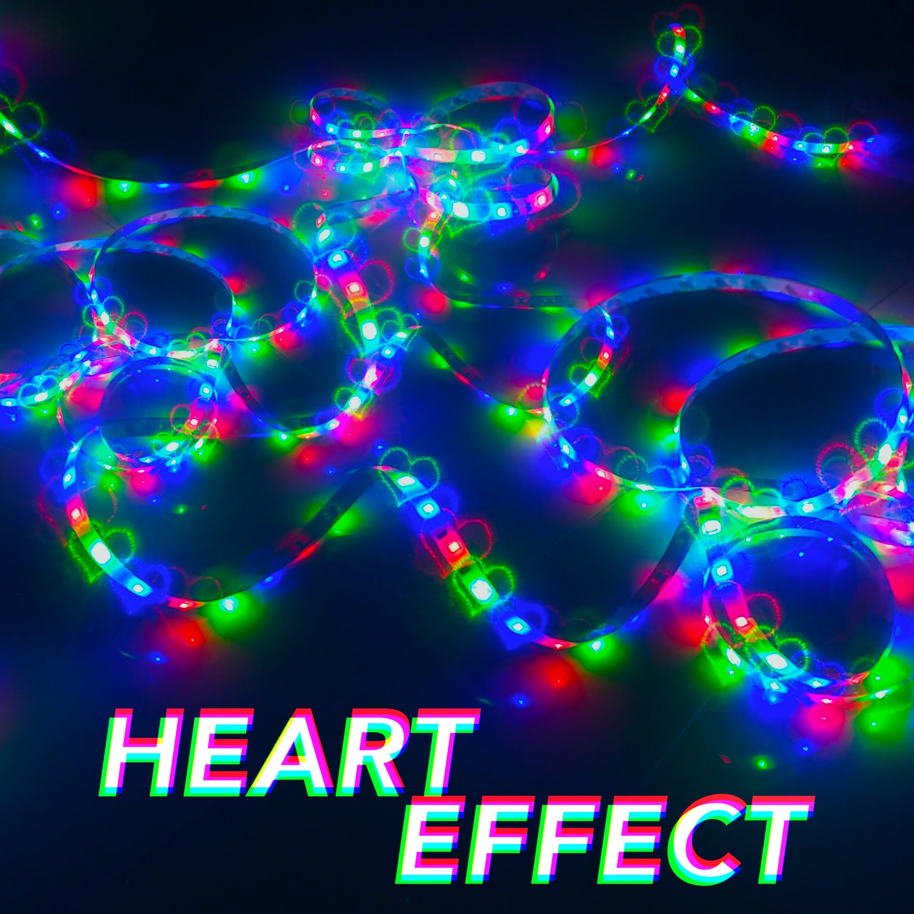 Diffraction Glasses - Heart Effect Refraction Glasses I Special Effects Show You Hearts for Raves, Music Festivals & More