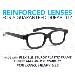 Diffraction Glasses - Rainbow Fireworks Effect Refraction Glasses I Special Effects Show You Hearts for Raves, Music Festivals & More