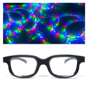 Diffraction Glasses - Heart Effect Refraction Glasses I Special Effects Show You Hearts for Raves, Music Festivals & More