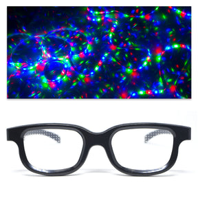 Diffraction Glasses - Rainbow Fireworks Effect Refraction Glasses I Special Effects Show You Hearts for Raves, Music Festivals & More