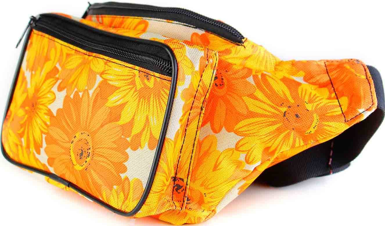 Fanny Pack Floral Sunflower Fanny Pack (Yellow / Orange) - SoJourner Bags
