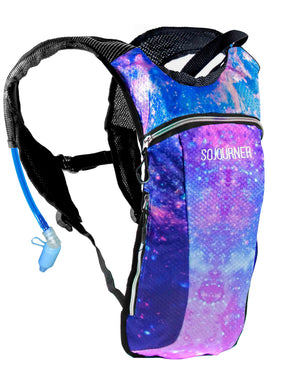 Hydration Pack Backpack - 2L Water Bladder - Galaxy