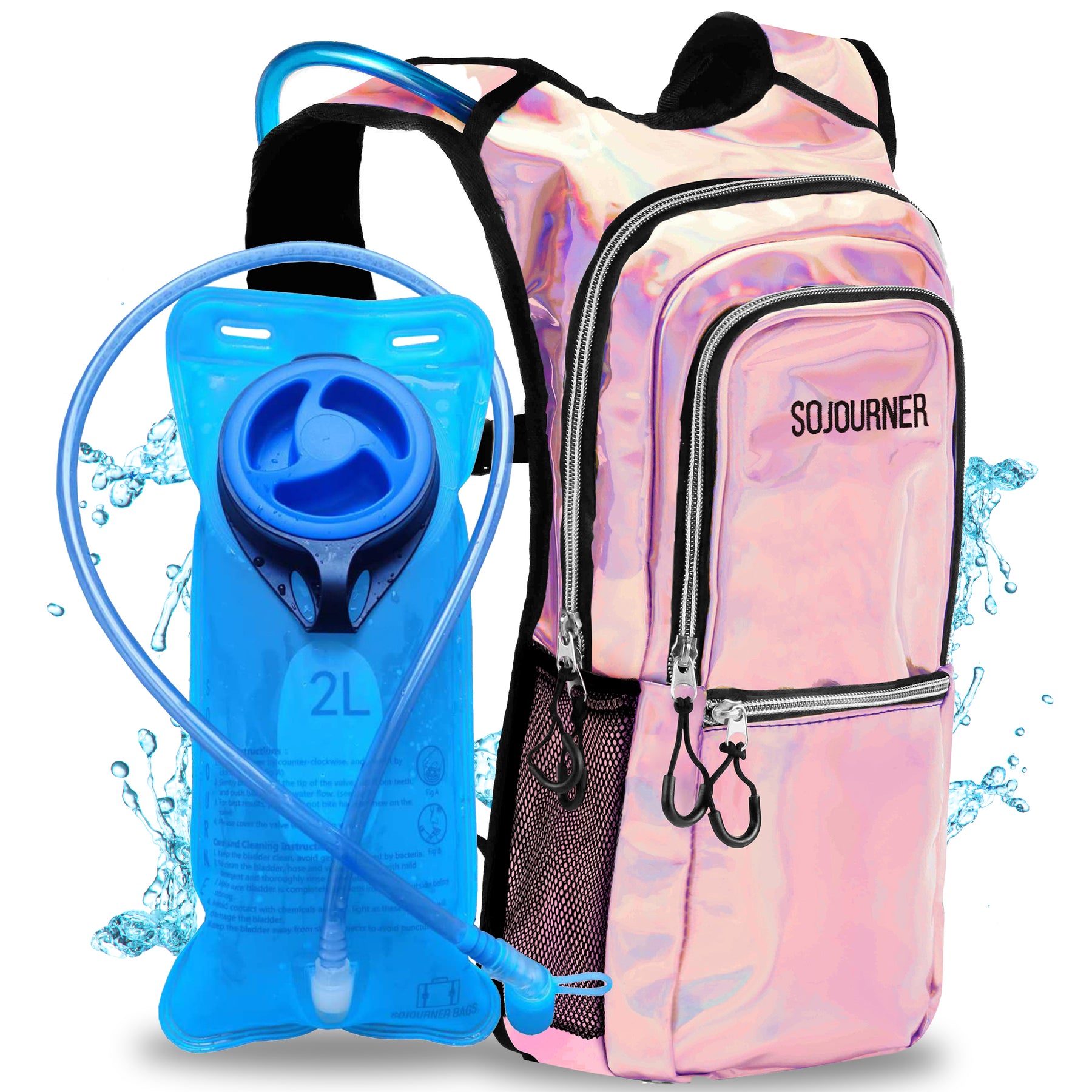 2L Water Bladder Hydration Waterproof Backpack